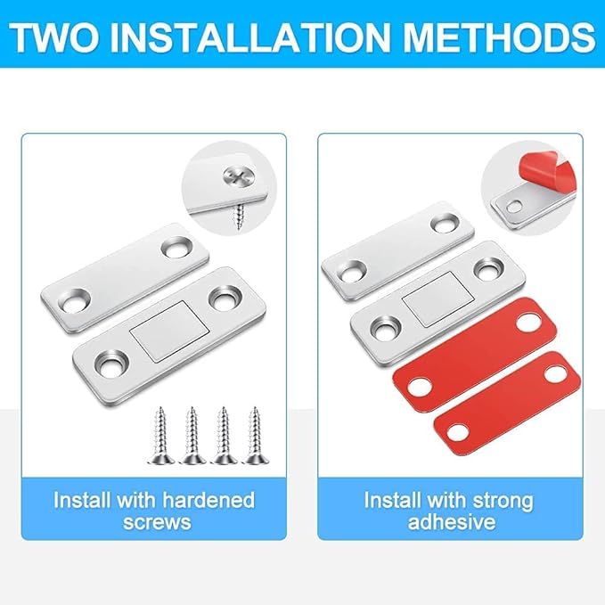 Buy 1 Get 2 Free Magnetic Cabinet Catches | Ultra Thin Cabinet Magnets