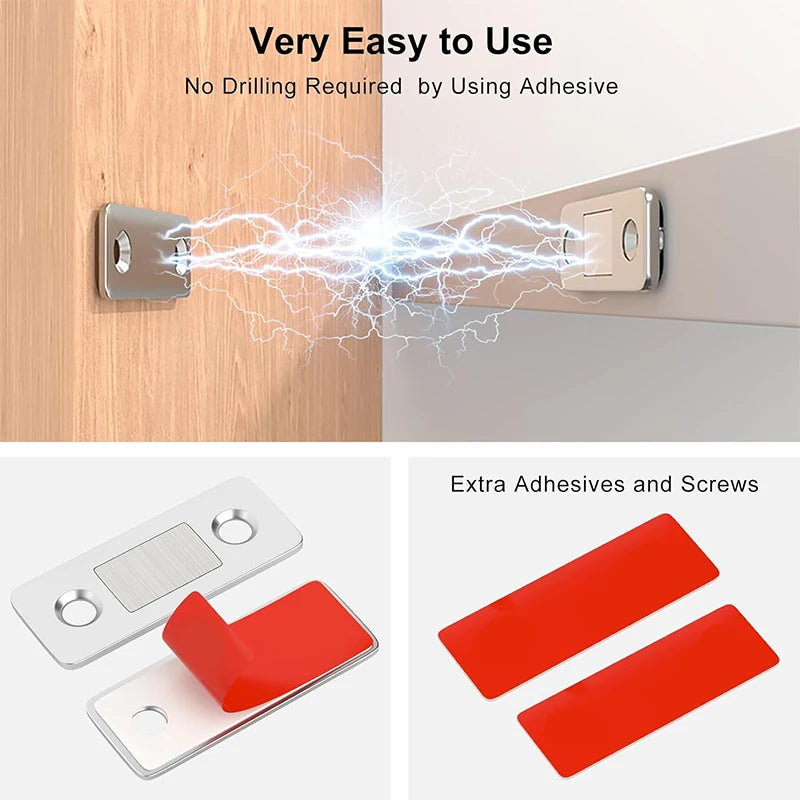 Buy 1 Get 2 Free Magnetic Cabinet Catches | Ultra Thin Cabinet Magnets