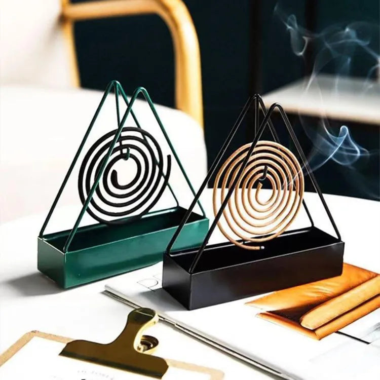 TRIANGULAR SHAPE IRON MOSQUITO INCENSE HOLDER | COIL HOLDER