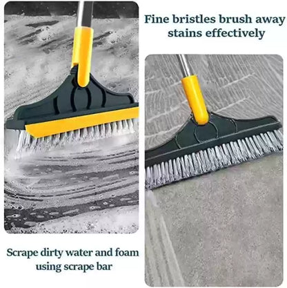 Rotating Floor Scrub Brush | 2 In 1 for Bathroom and Kitchen Floor Cleaning