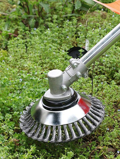 Steel Wired Wheel Weed Remover | 8-Inch Stainless Steel Universal Grass Trimmer Head