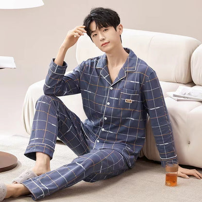 Men's Pajama Set | Long Sleeve Comfortable Set For Men