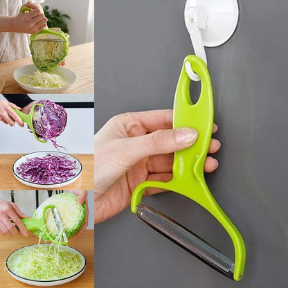 Multifunctional Steel Kitchen Tool | Vegetable, Potato and Fruit Peeler| Cabbage Slicer