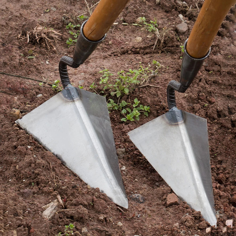 Triangle Gardening Hoe with Sharp Blade | Manganese steel Hoe