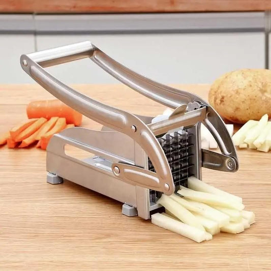 Stainless Steel Potato Slicer | Manual Vegetable Cutter - hookupcart