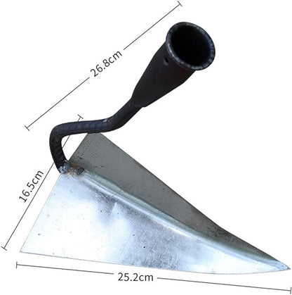 Triangle Gardening Hoe with Sharp Blade | Manganese steel Hoe