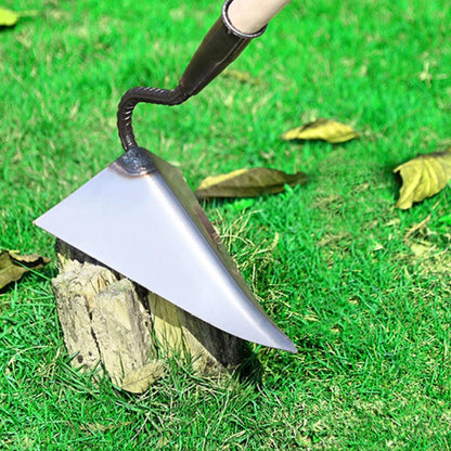 Agriculture Triangular Hoe with Sharp Manganese Steel Blade