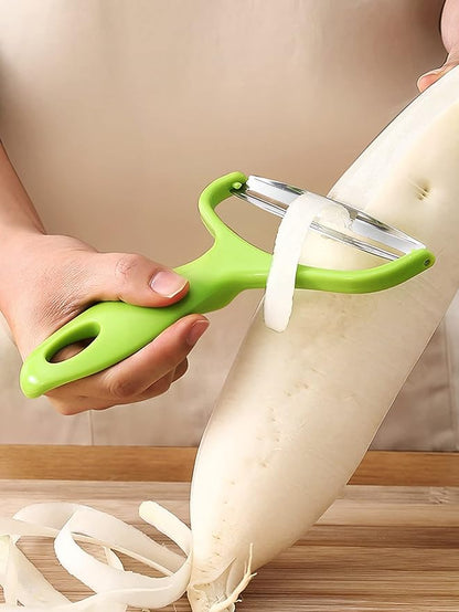 Multifunctional Steel Kitchen Tool | Vegetable, Potato and Fruit Peeler| Cabbage Slicer