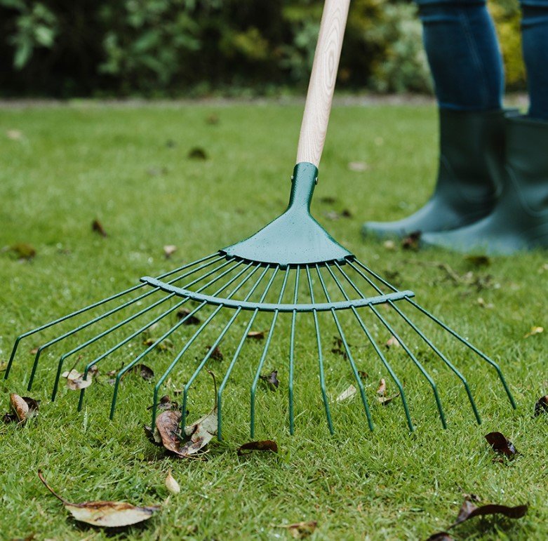 22-Tooth Garden Leaf Rake | Home Garden Ripper Tool