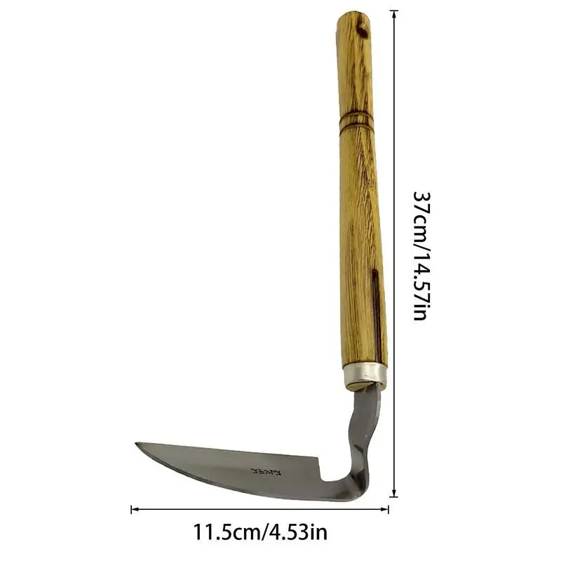 Weeding Sickle Gardening Hand Weeder | Heavy Duty Handheld Sickle