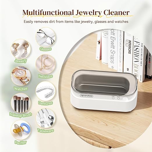 Ultrasonic Cleaning Machine -  Cleaner for Jewelry,  Glasses, Coins