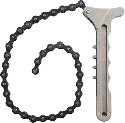 Universal Chain Wrench | Heavy-Duty Chain Wrench Oil Filter Tool