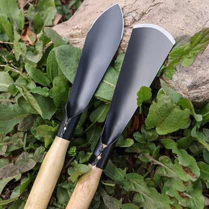 Set of 2 Gardening Hand Tools For Digging Transplanting, Planting, Weeding Remover Tool