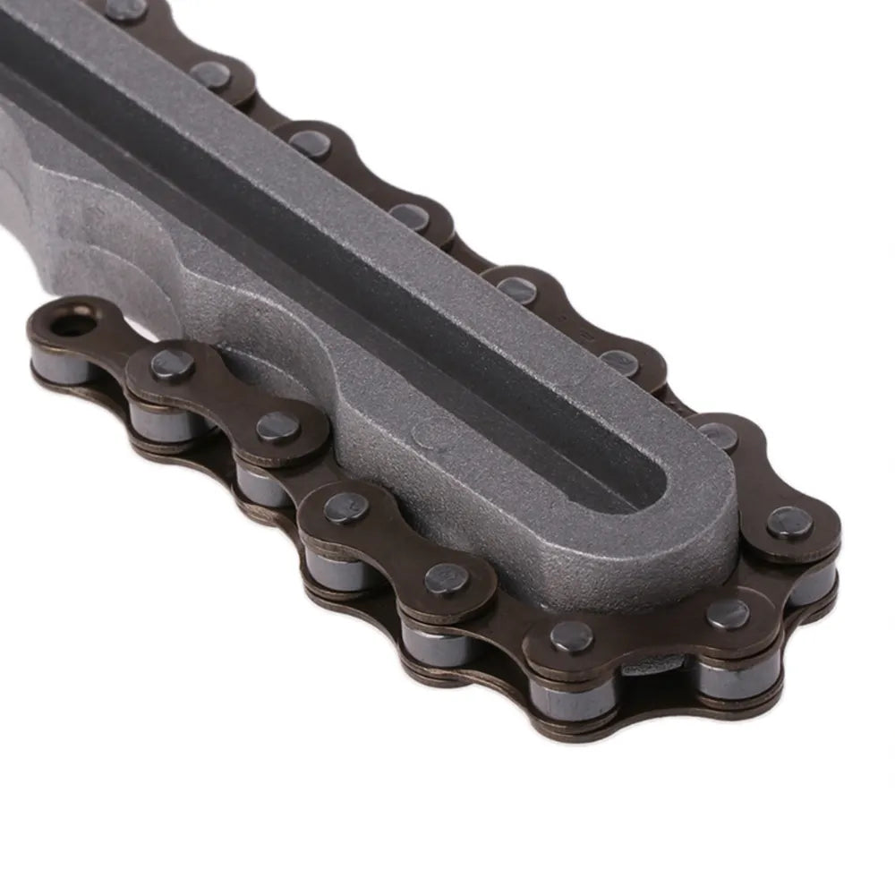 Universal Chain Wrench | Heavy-Duty Chain Wrench Oil Filter Tool