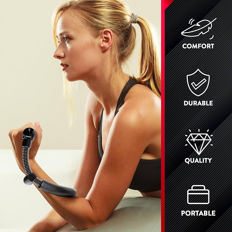 Adjustable Forearm Strengthener Wrist Exerciser | Equipment for Upper Arm Workout