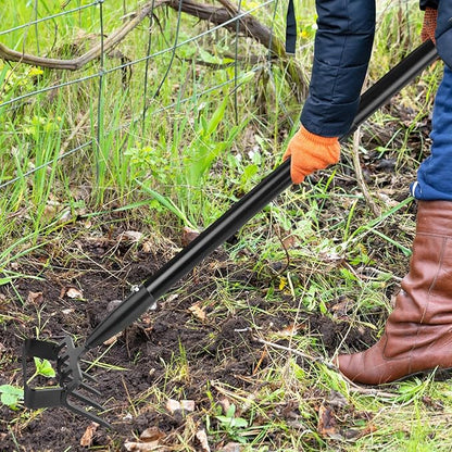 2-in-1 Stirrup Hoe and Cultivator | Stainless Steel Weeding Hoe