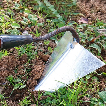 Agriculture Triangular Hoe with Sharp Manganese Steel Blade