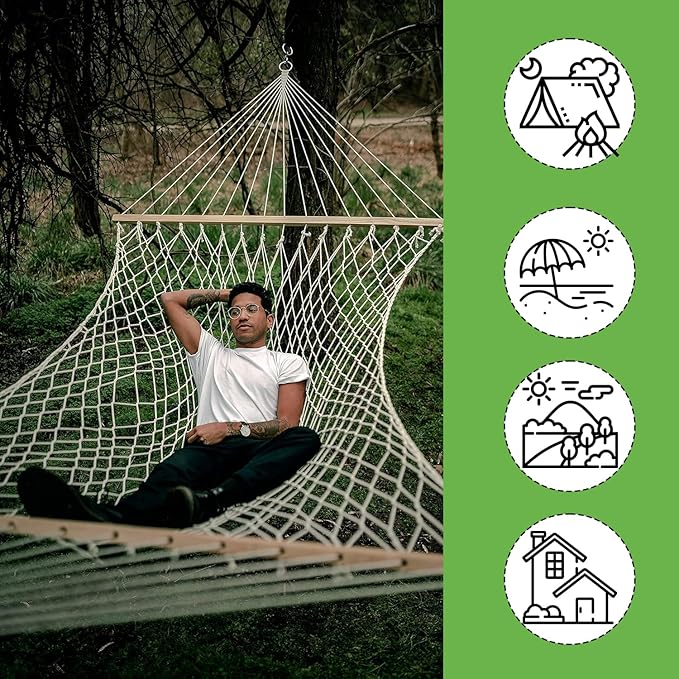 Portable Hammock Swing for 1 Person | Indoor and Outdoor Hammock Swing