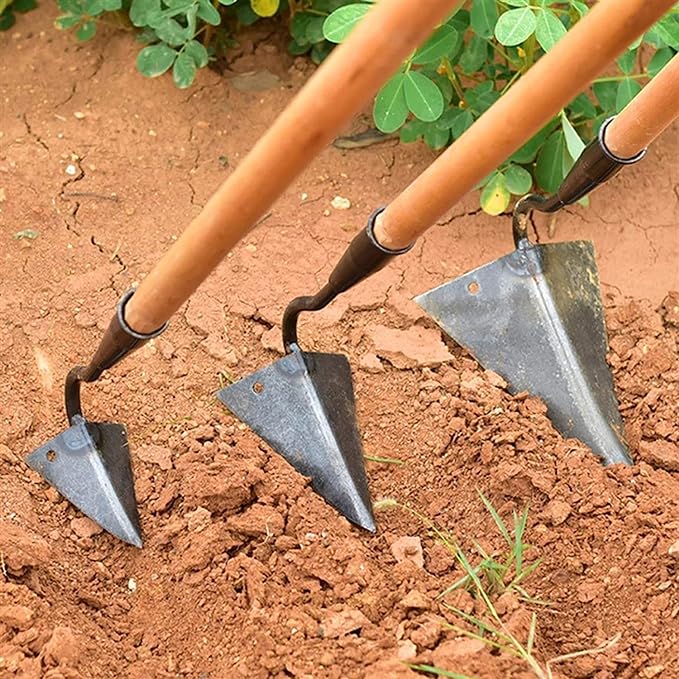 Agriculture Triangular Hoe with Sharp Manganese Steel Blade