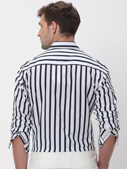 Striped Cotton Shirt For Men | Cotton Casual Shirt