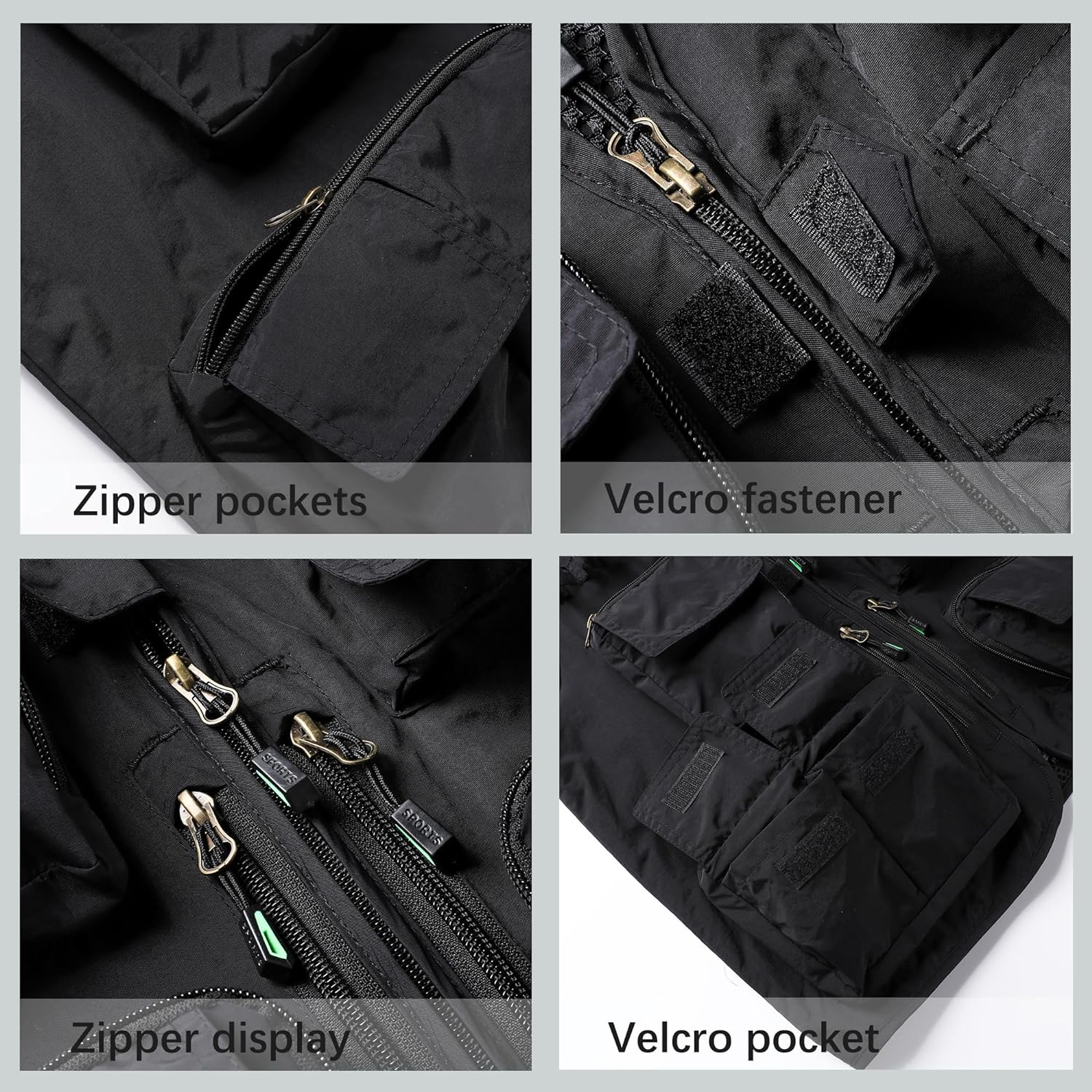 Men's Cargo Vest, Casual Outdoor Vest, Fishing Multi pocket vest - hookupcart