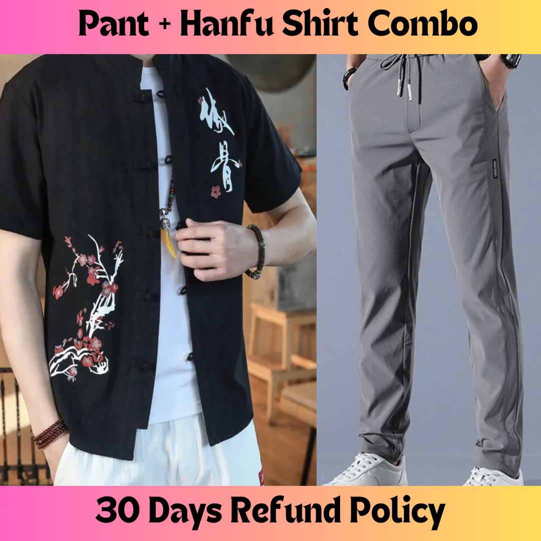 Buy Hanfu Shirt and Get Stretchable Pant Free