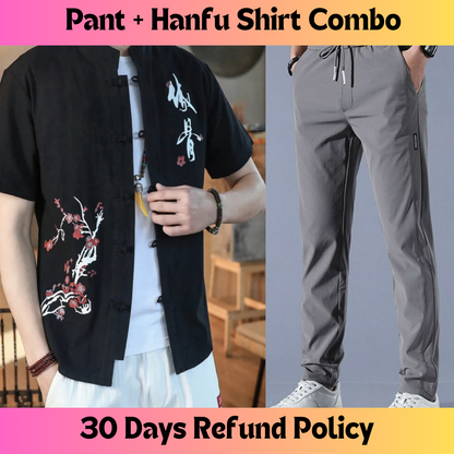 Buy Hanfu Shirt and Get Stretchable Pant Free