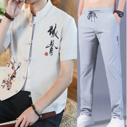 Buy Hanfu Shirt and Get Stretchable Pant Free