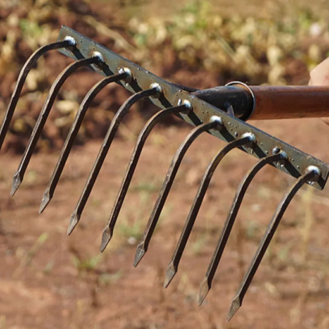 Agriculture Nine Teeth Nail Rake - hookupcart