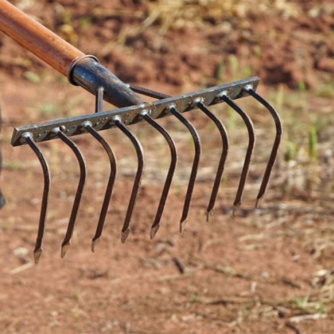 Agriculture Nine Teeth Nail Rake - hookupcart