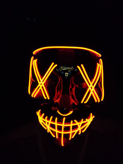 Cool LED light Hacker's Mask for Adult and Kids hookupcart