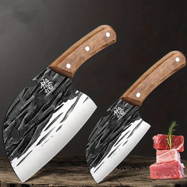 Forging Round Head Kitchen Knife with Premium Cover hookupcart