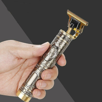 Golden Metal T Blade Trimmer Rechargeable, Waterproof Zero gap Professional level. hookupcart