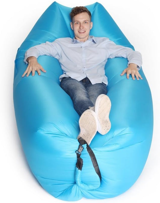 Inflatable Lounger Air Chair Sofa Bed hookupcart