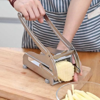 Stainless Steel Potato Slicer | Manual Vegetable Cutter