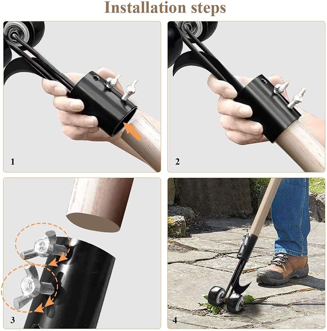 Portable Wheely Weed remover for Farmers and Gardeners hookupcart