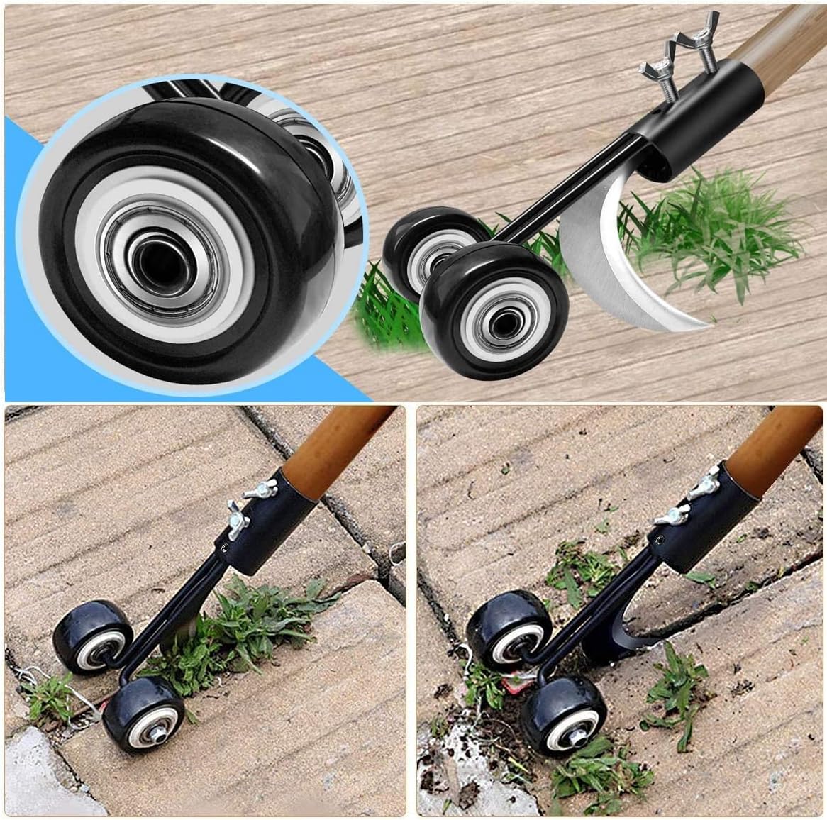 Portable Wheely Weed remover for Farmers and Gardeners hookupcart