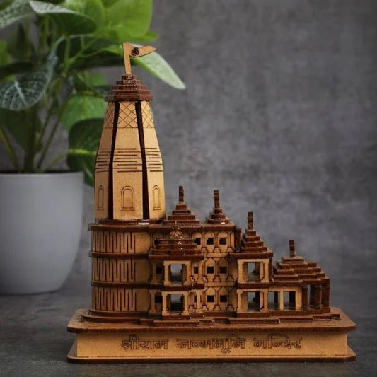 Shree Ram Mandir Wooden Piece hookupcart