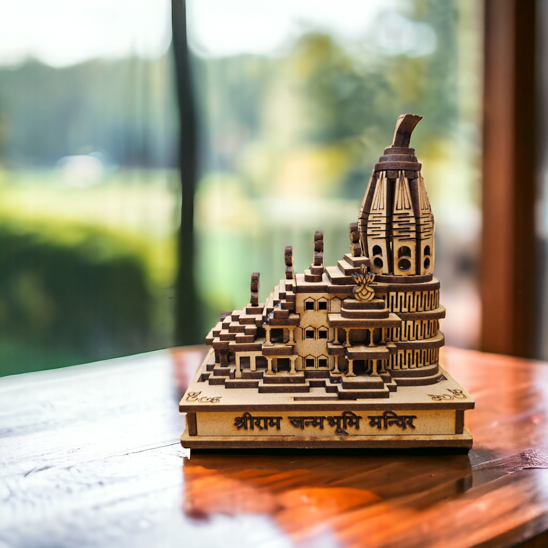 Shree Ram Mandir Wooden Piece hookupcart