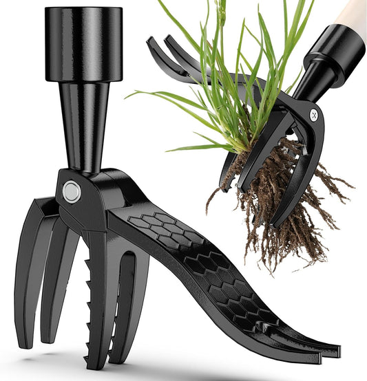 Stand Up Weed Puller Tool hookupcart