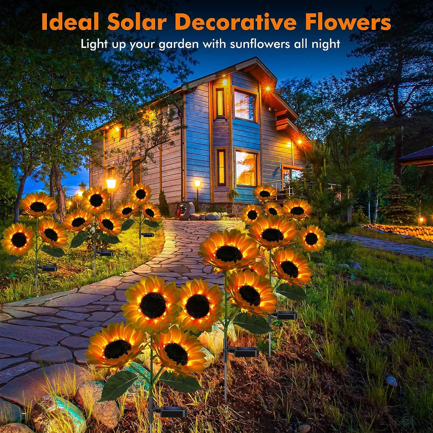 Sunflower Solar Lights hookupcart