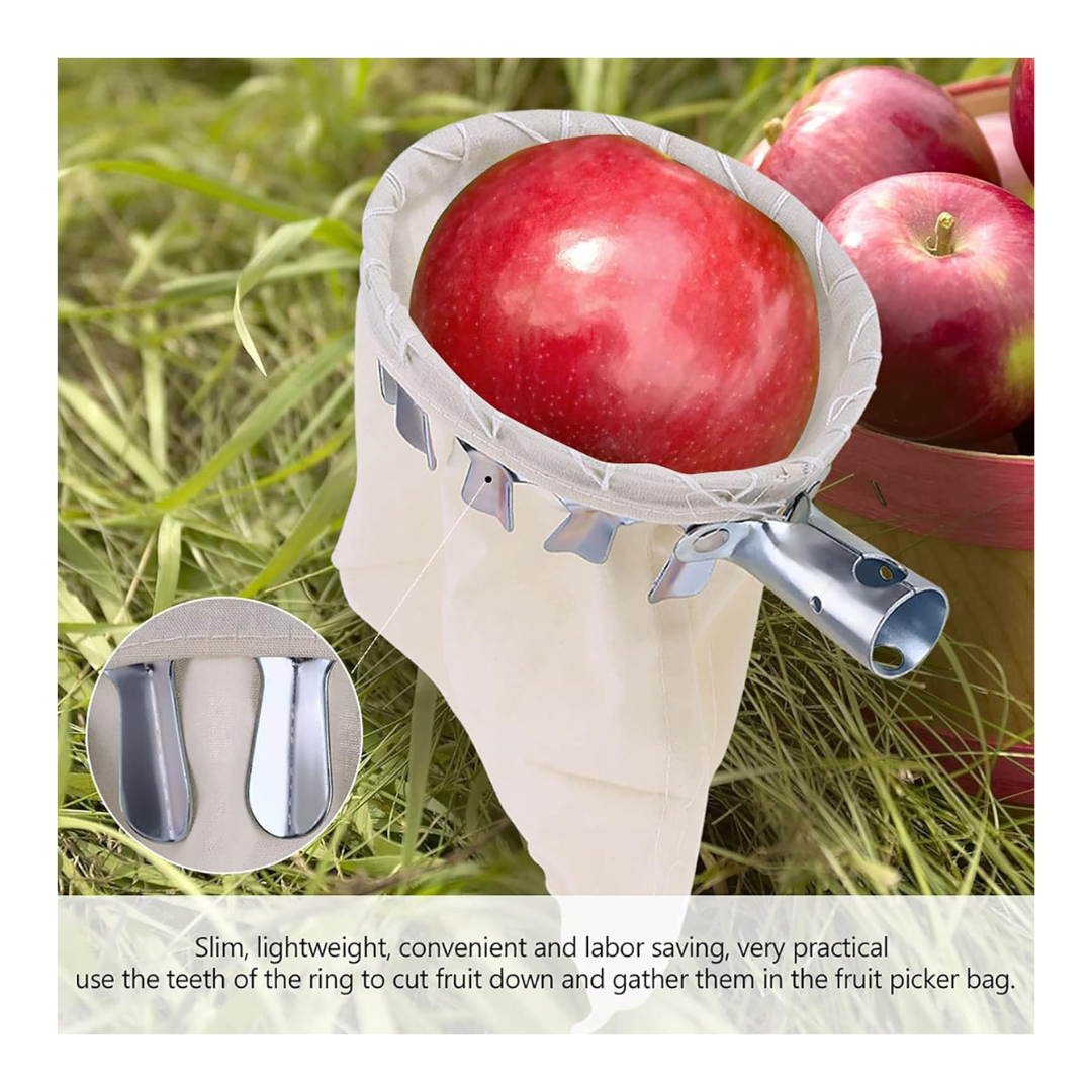 Fruit Picker Head Basket | Easy Pick Fruit Harvester