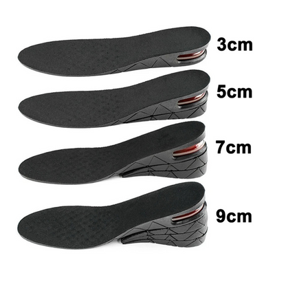 Pair of Height Increase Insoles | Air Cushion Elevator Shoe | 3-9 cm Insoles