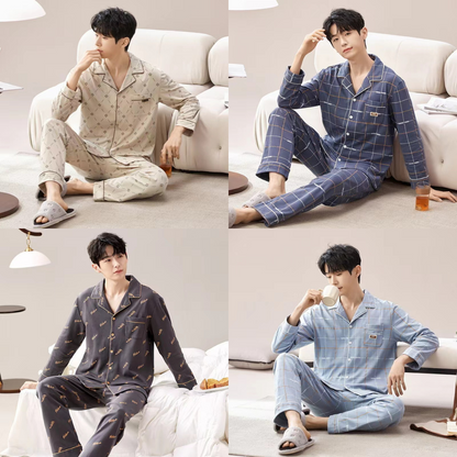 Men's Pajama Set | Long Sleeve Comfortable Set For Men