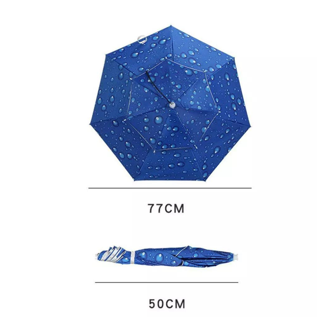 Double Layer Umbrella Hat - Protection from Sun and Rain