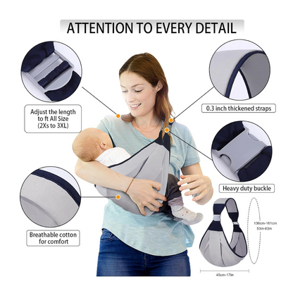 Adjustable Side Carrier for Babies and Toddlers