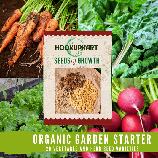 Organic Garden Starter Collection - Organic Vegetable and Herb Seeds