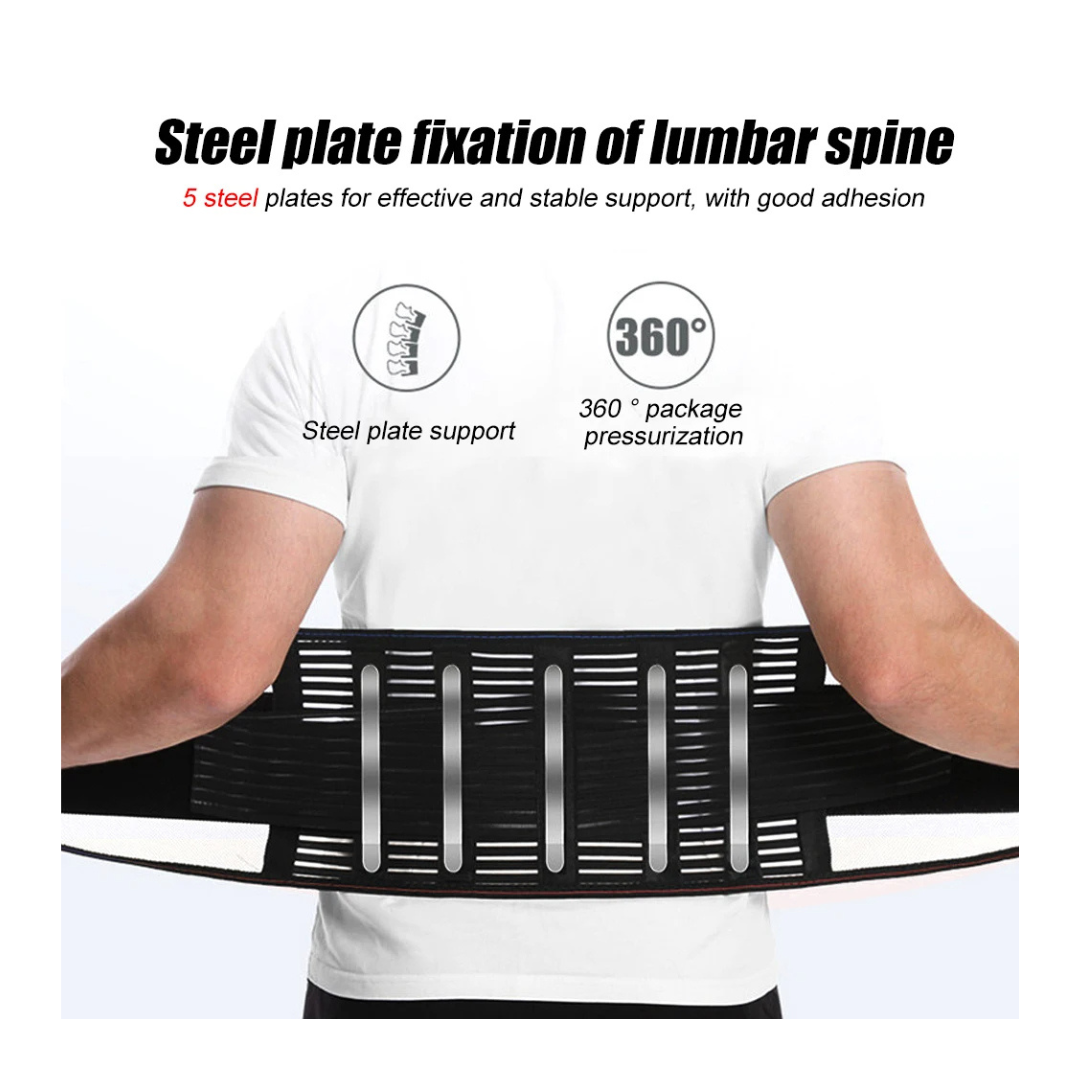 Breathable Waist Lumbar Lower Back Support Belt