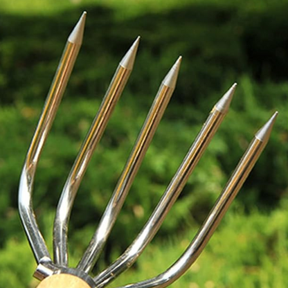 Stainless Steel Five Tooth Claw Rake | Gardening Rake