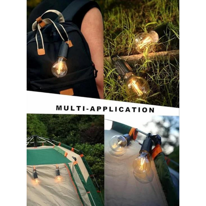 Rechargeable Portable Utility Bulb with Clip Hook | Outdoor Waterproof bulb